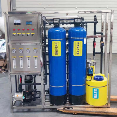 PVC 0,5 ton dubbelstaps omgekeerde osmoseapparatuur voor flesseninstallaties voor drinkwater
