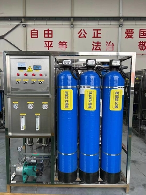 0.5 ton tweefasige omgekeerde osmose-installatie voor het zuiveren van mineraalwater