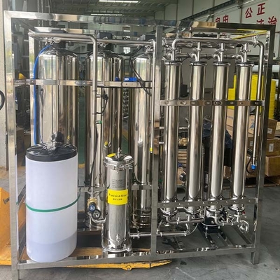 1000 Lph Complete waterbehandeling apparatuur Omgekeerd osmose systeem met UV-reiniger Ro Plant waterverzachter