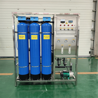 0.5T Omgekeerde osmose Gezuiverde waterbehandeling 1000l/h Industriële zuivere watermachine Direct drinkwaterapparatuur