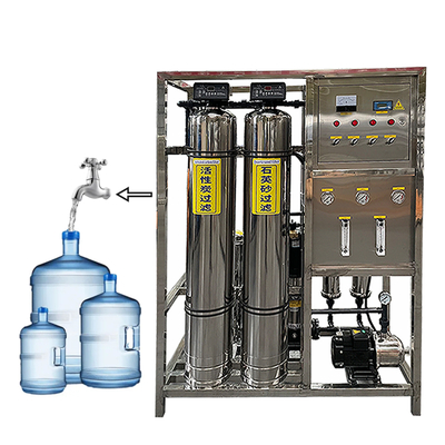 Volledig automatisch industrieel ondergrondse waterfilter zuiveringsysteem machine met RO en UV-installatie voor zuiver drinken